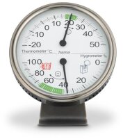 hama Tahiti Thermo-Hygrometer silber, 1 St.