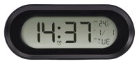 hama digitaler Wecker Samos schwarz Kunststoff 15,0 x 6,3 cm