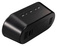 hama digitaler Wecker Samos schwarz Kunststoff 15,0 x 6,3 cm