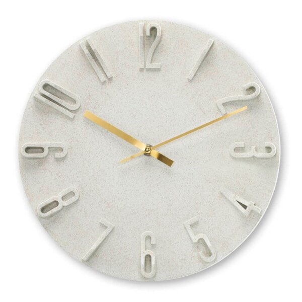 hama Wanduhr Korfu beige Weizenstroh, Ø 30,0 cm