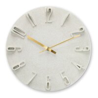 hama Wanduhr Korfu beige Weizenstroh, Ø 30,0 cm