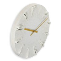 hama Wanduhr Korfu beige Weizenstroh, Ø 30,0 cm