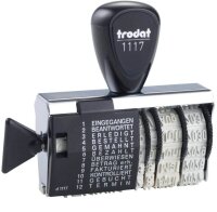 trodat Datumstempel mit Text Classic 1117 ohne Logo, 1 St.
