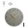hama Wanduhr Kreta grau Mitteldichte Holzfaserplatte (MDF), Ø 30,0 cm