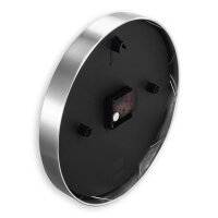 hama Funkwanduhr Fidschi rosa silber Aluminium, Ø 30,0 cm