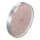 hama Funkwanduhr Fidschi rosa silber Aluminium, Ø 30,0 cm