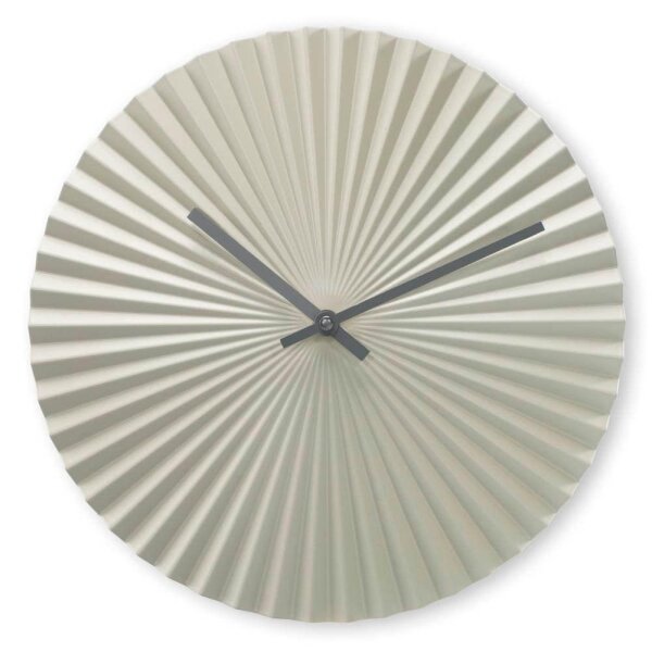 hama Wanduhr Barbados grau Metall, Ø 30,0 cm