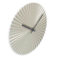 hama Wanduhr Barbados grau Metall, Ø 30,0 cm