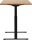 Topstar E-Table elektrisch höhenverstellbarer Schreibtisch buche rechteckig, T-Fuß-Gestell schwarz 120,0 x 80,0 cm