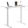 Topstar E-Table elektrisch höhenverstellbarer Schreibtisch weiß rechteckig, T-Fuß-Gestell weiß 120,0 x 80,0 cm