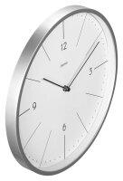 hama Wanduhr Sardinien weiß silber Kunststoff,...