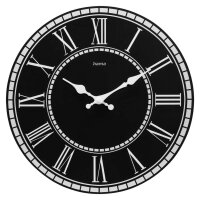 hama Wanduhr Rab schwarz Mitteldichte Holzfaserplatte...