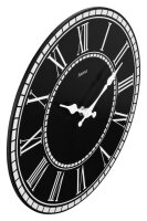 hama Wanduhr Rab schwarz Mitteldichte Holzfaserplatte...