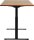 Topstar E-Table elektrisch höhenverstellbarer Schreibtisch buche rechteckig, T-Fuß-Gestell schwarz 160,0 x 80,0 cm