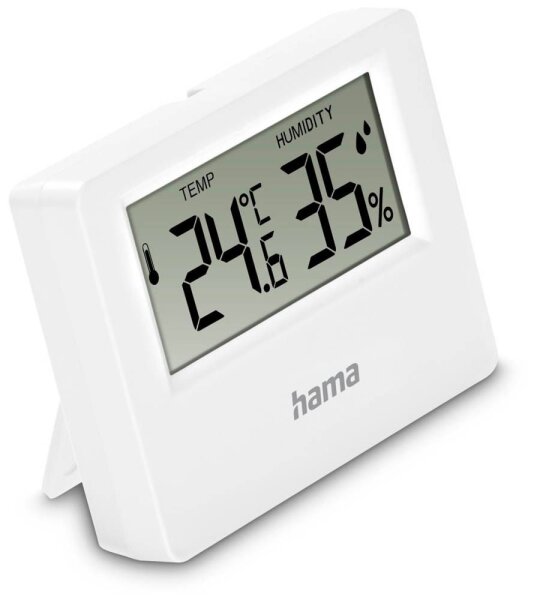 hama Ebro Thermo-Hygrometer weiß, 1 St.