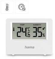 hama Ebro Thermo-Hygrometer weiß, 1 St.