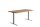 Topstar E-Table elektrisch höhenverstellbarer Schreibtisch buche rechteckig, T-Fuß-Gestell grau 160,0 x 80,0 cm