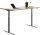Topstar E-Table elektrisch höhenverstellbarer Schreibtisch buche rechteckig, T-Fuß-Gestell grau 160,0 x 80,0 cm