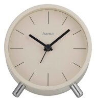 hama Funkwecker Flores beige Kunststoff 12,0 cm, Ø...