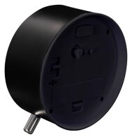 hama Funkwecker Flores weiß schwarz Kunststoff 12,0 cm, Ø 11,0 cm