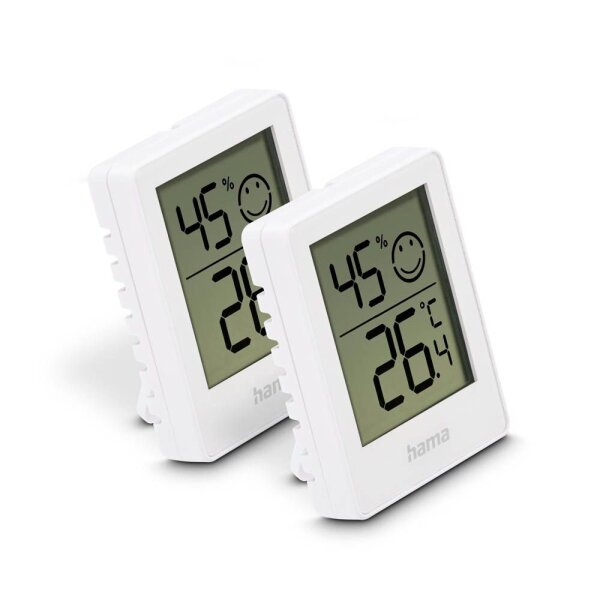 hama Baros Thermometer weiß