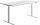 Topstar E-Table elektrisch höhenverstellbarer Schreibtisch weiß rechteckig, T-Fuß-Gestell weiß 160,0 x 80,0 cm