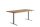 Topstar E-Table elektrisch höhenverstellbarer Schreibtisch buche rechteckig, T-Fuß-Gestell grau 180,0 x 80,0 cm