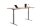 Topstar E-Table elektrisch höhenverstellbarer Schreibtisch buche rechteckig, T-Fuß-Gestell grau 180,0 x 80,0 cm