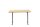 Topstar E-Table elektrisch höhenverstellbarer Schreibtisch ahorn rechteckig, T-Fuß-Gestell grau 120,0 x 80,0 cm