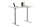 Topstar E-Table elektrisch höhenverstellbarer Schreibtisch lichtgrau rechteckig, T-Fuß-Gestell grau 120,0 x 80,0 cm