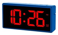 hama digitaler Wecker Ibiza blau Kunststoff 15,0 x 7,5 cm