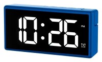 hama digitaler Wecker Ibiza blau Kunststoff 15,0 x 7,5 cm