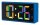 hama digitaler Wecker Ibiza blau Kunststoff 15,0 x 7,5 cm