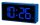 hama digitaler Wecker Ibiza blau Kunststoff 15,0 x 7,5 cm