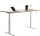 Topstar E-Table elektrisch höhenverstellbarer Schreibtisch buche rechteckig, T-Fuß-Gestell weiß 180,0 x 80,0 cm