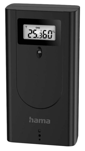 hama Brac Temperatur-/Luftfeuchtigkeitssensor schwarz  (  )