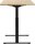 Topstar E-Table elektrisch höhenverstellbarer Schreibtisch ahorn rechteckig, T-Fuß-Gestell schwarz 120,0 x 80,0 cm