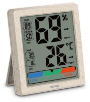 hama Ponza Thermo-Hygrometer braun, 1 St.