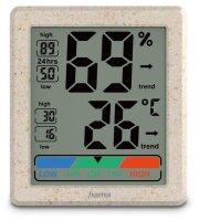 hama Ponza Thermo-Hygrometer braun, 1 St.