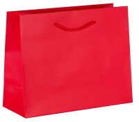 VP Papier-Tragetaschen rot 25,0 x 20,0 cm, 25 St.