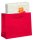VP Papier-Tragetaschen rot 25,0 x 20,0 cm, 25 St.