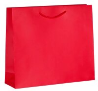 VP Papier-Tragetaschen rot 42,0 x 36,0 cm, 25 St.