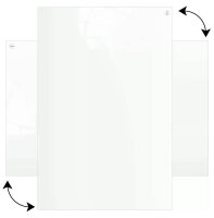 ALLboards Glas-Magnettafel 150,0 x 100,0 cm weiß