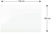 ALLboards Glas-Magnettafel 150,0 x 100,0 cm weiß
