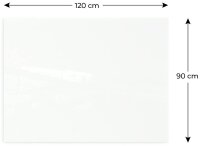 ALLboards Glas-Magnettafel 120,0 x 90,0 cm weiß