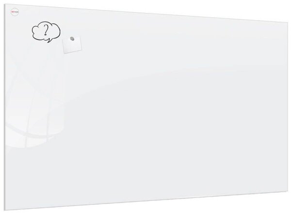 ALLboards Glas-Magnettafel Premium 180,0 x 120,0 cm perlweiß