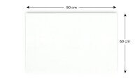 ALLboards Glas-Magnettafel 90,0 x 60,0 cm weiß