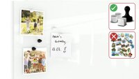 ALLboards Glas-Magnettafel 90,0 x 60,0 cm weiß