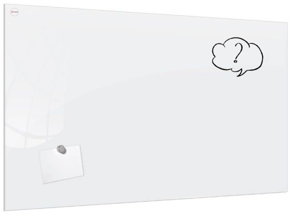 ALLboards Glas-Magnettafel Premium 120,0 x 90,0 cm perlweiß