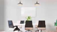 ALLboards Glas-Magnettafel Premium 150,0 x 120,0 cm perlweiß